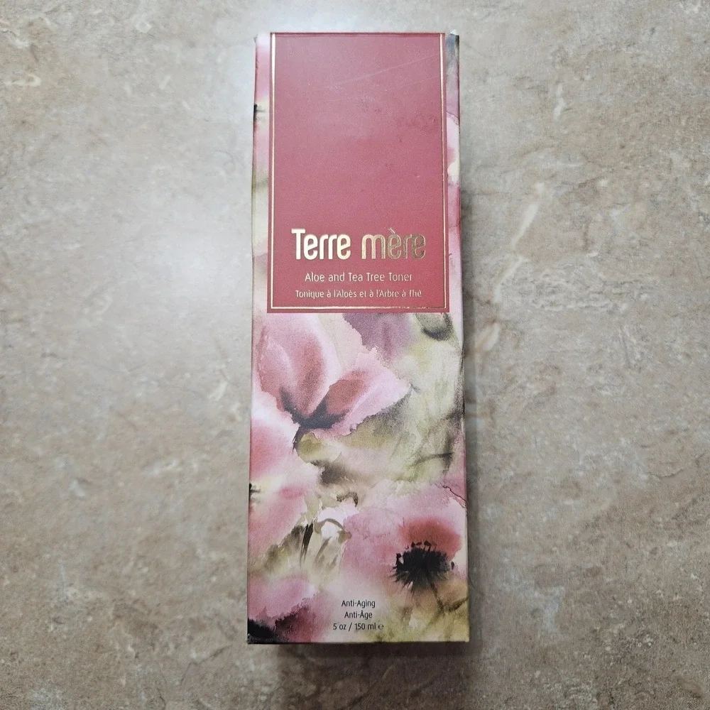 Terre Mere Aloe & Tea Tree Face Toner Anti-Aging 5oz 150ml Vegan New‎ Sealed